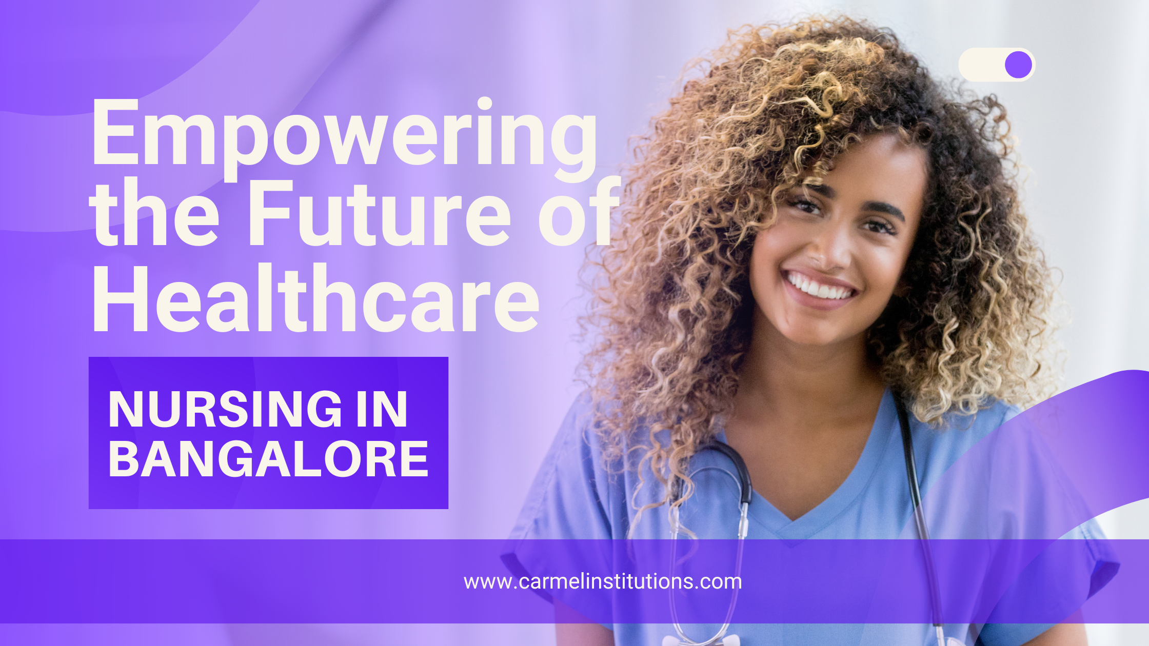 Nursing student in College in Bangalore